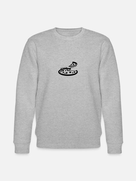 Pizza lover - Stanley/Stella CHANGER Unisex Organic Sweatshirt - heather grey