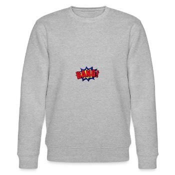 Bang Comicstyle - Stanley/Stella Unisex Bio-Sweatshirt CHANGER  - Grau meliert - Vorne - Nik (191cm) & Marisol (170cm)