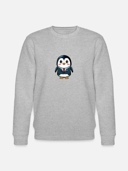 Pinguin - Stanley/Stella Unisex Bio-Sweatshirt CHANGER  - Grau meliert