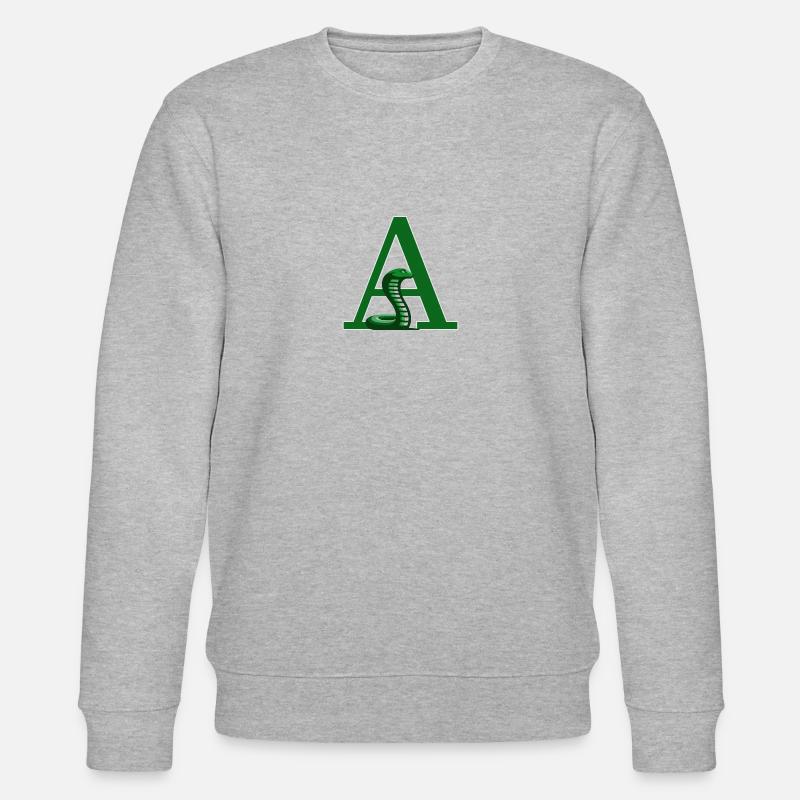 Buchstabe Abis - Stanley/Stella Unisex Bio-Sweatshirt CHANGER - Grau meliert