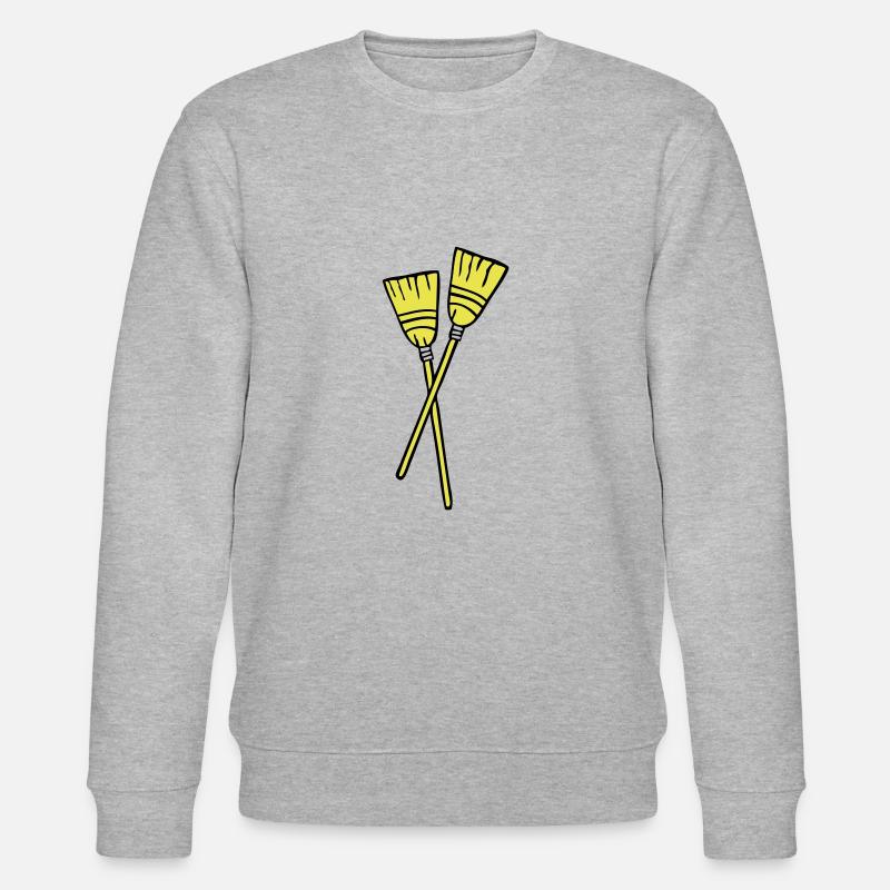 balais double1 - Sweat bio CHANGER Stanley/Stella Unisexe - gris chiné