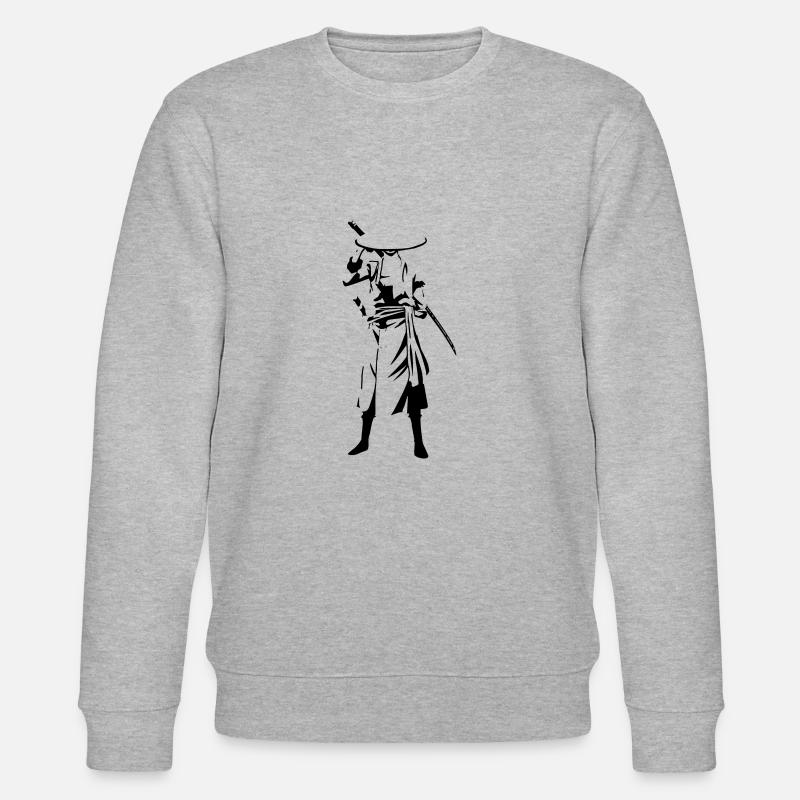 Samurai2 - Stanley/Stella Unisex Bio-Sweatshirt CHANGER  - Grau meliert