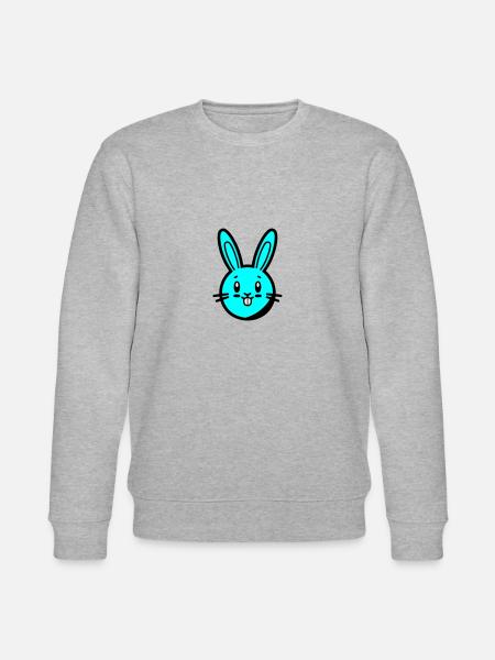 Bunny Easter - Stanley/Stella CHANGER Unisex Organic Sweatshirt - heather grey