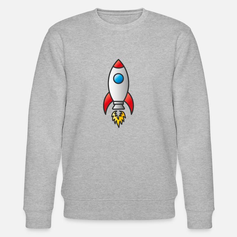 Fusée spatiale - Sweat bio CHANGER Stanley/Stella Unisexe - gris chiné