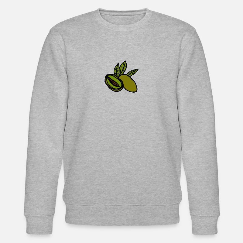 Oliven mediterran - Stanley/Stella Unisex Bio-Sweatshirt CHANGER  - Grau meliert