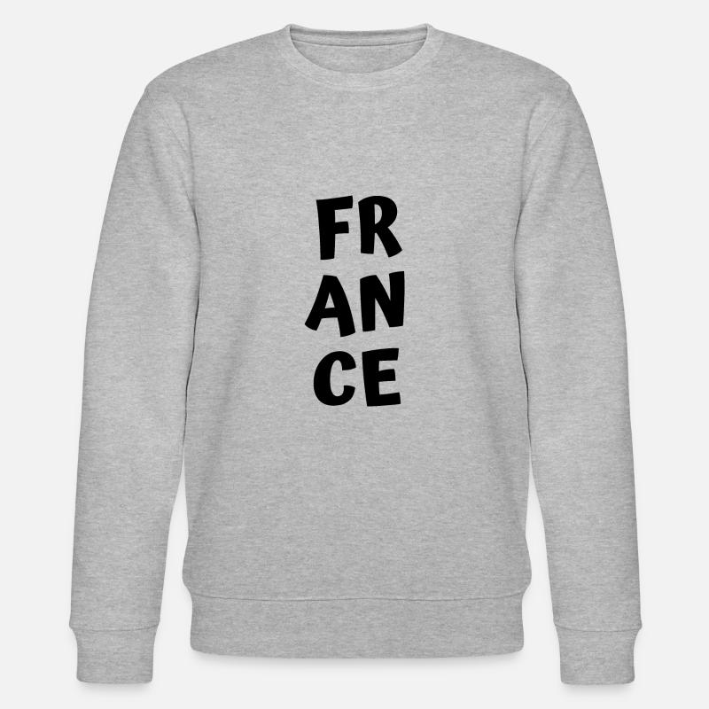 Frankreich - Stanley/Stella Unisex Bio-Sweatshirt CHANGER  - Grau meliert