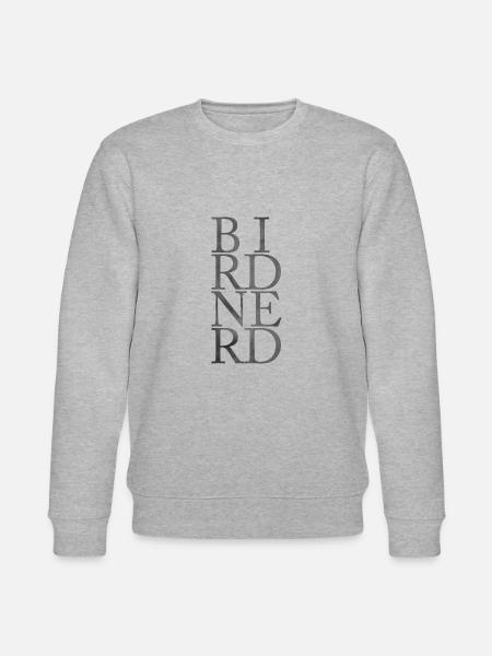 BIRDNERD - Stanley/Stella Unisex Bio-Sweatshirt CHANGER  - Grau meliert