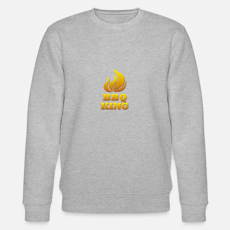 GRILL KING - Stanley/Stella Unisex Bio-Sweatshirt CHANGER - Grau meliert