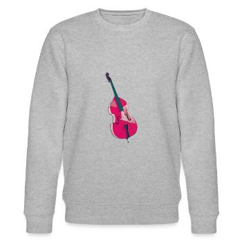 kontrabass2 - Stanley/Stella CHANGER Unisex Organic Sweatshirt - heather grey - Front - Nik (191cm) & Marisol (170cm)