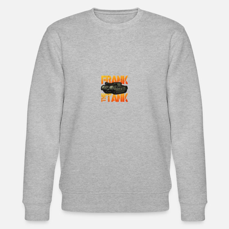 Frank der Panzer - Stanley/Stella Unisex Bio-Sweatshirt CHANGER  - Grau meliert