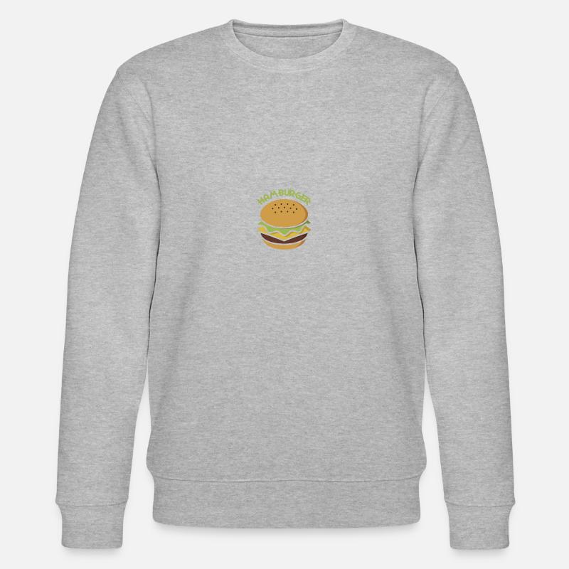 Hamburger - Sweat bio CHANGER Stanley/Stella Unisexe - gris chiné