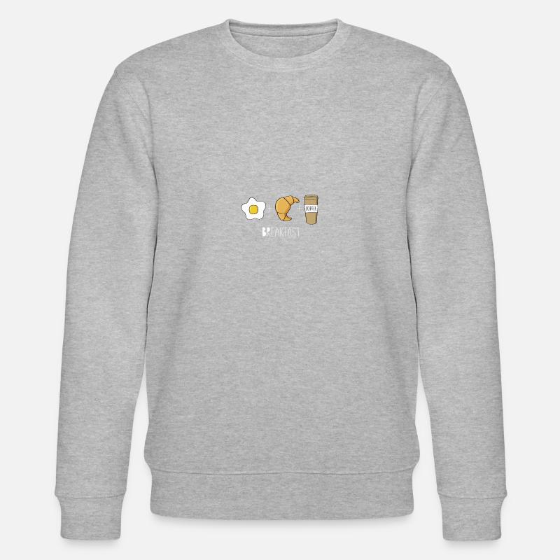 Frühstück - Stanley/Stella Unisex Bio-Sweatshirt CHANGER  - Grau meliert