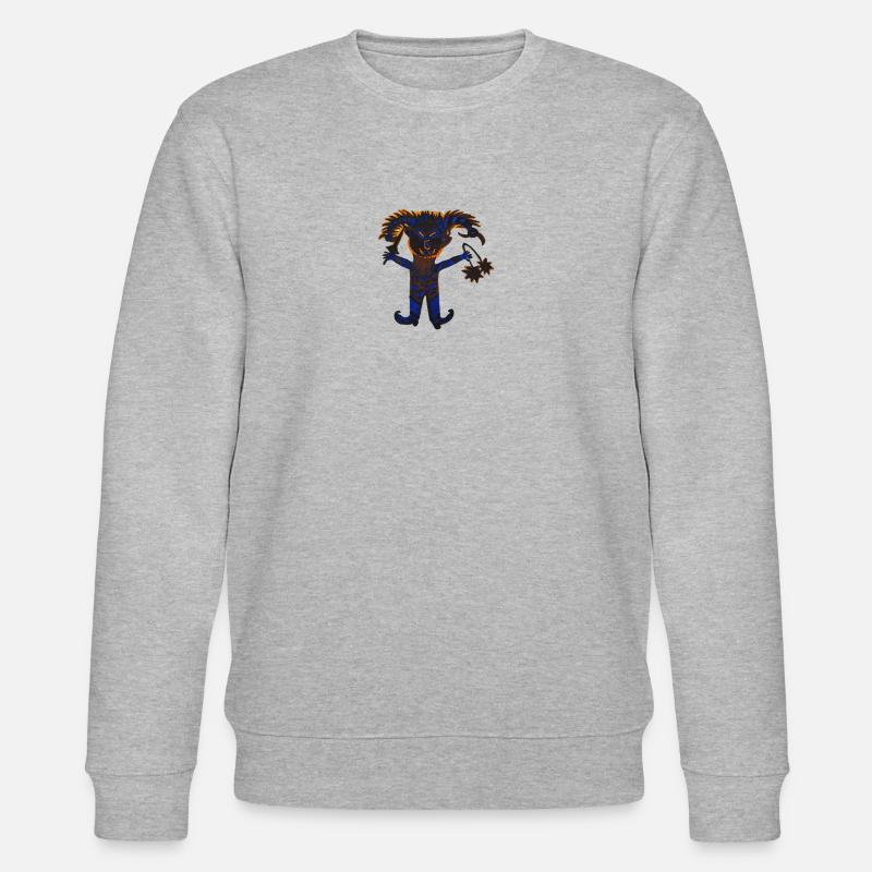 Monsterfigur - Stanley/Stella Unisex Bio-Sweatshirt CHANGER  - Grau meliert