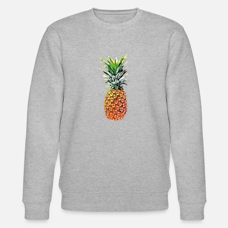 Ananas princesse - Sweat bio CHANGER Stanley/Stella Unisexe - gris chiné