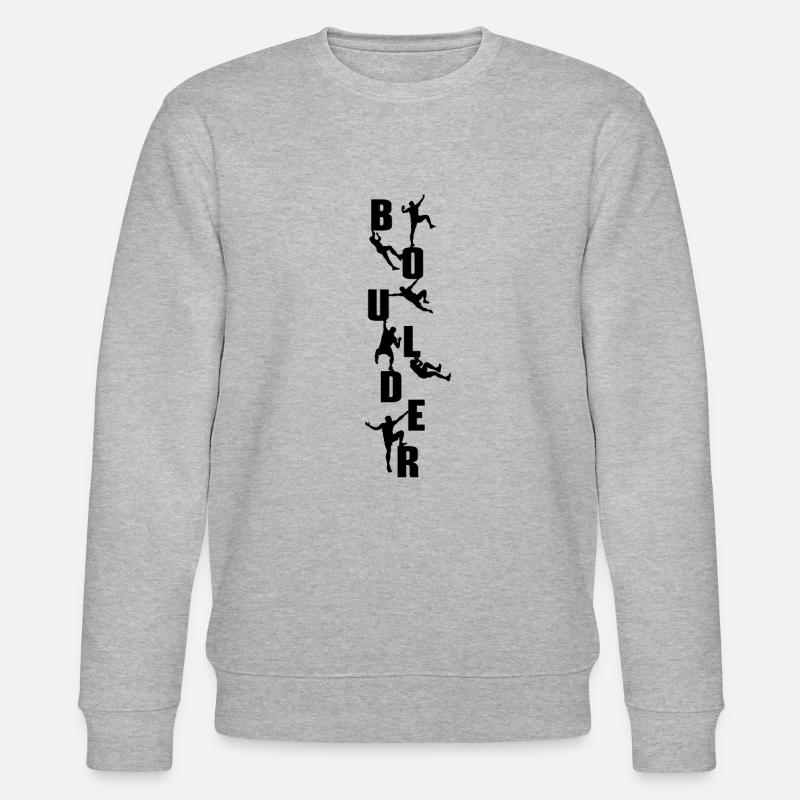 boulderer - Stanley/Stella Unisex Bio-Sweatshirt CHANGER  - Grau meliert