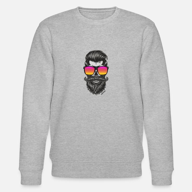 FatMonkey Designs Barber - Sweat bio CHANGER Stanley/Stella Unisexe - gris chiné