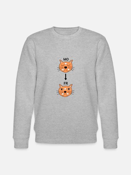 Monday to Friday - Stanley/Stella CHANGER Unisex Organic Sweatshirt - heather grey