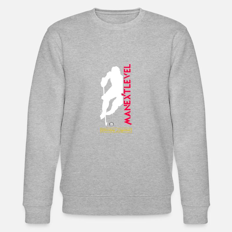 Hockey Legend - Stanley/Stella Unisex Bio-Sweatshirt CHANGER  - Grau meliert