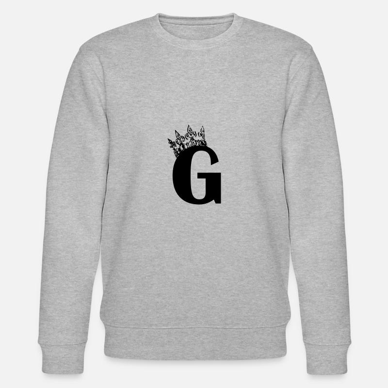 crown G - Stanley/Stella CHANGER Unisex Organic Sweatshirt - heather grey