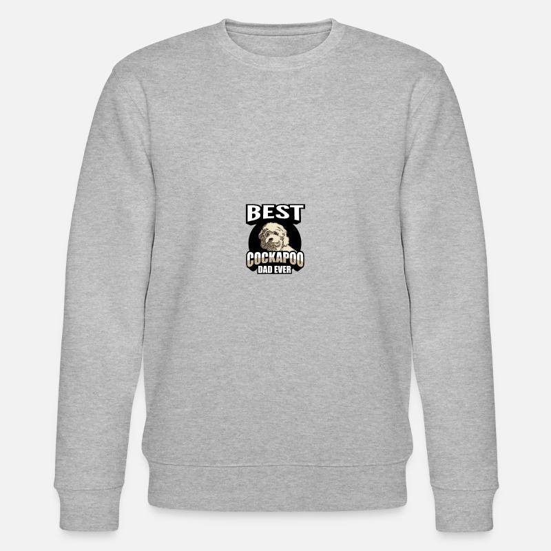 Cockapoo Hunderasse - Stanley/Stella Unisex Bio-Sweatshirt CHANGER  - Grau meliert