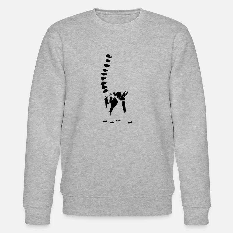 lemur - Stanley/Stella Unisex Bio-Sweatshirt CHANGER  - Grau meliert