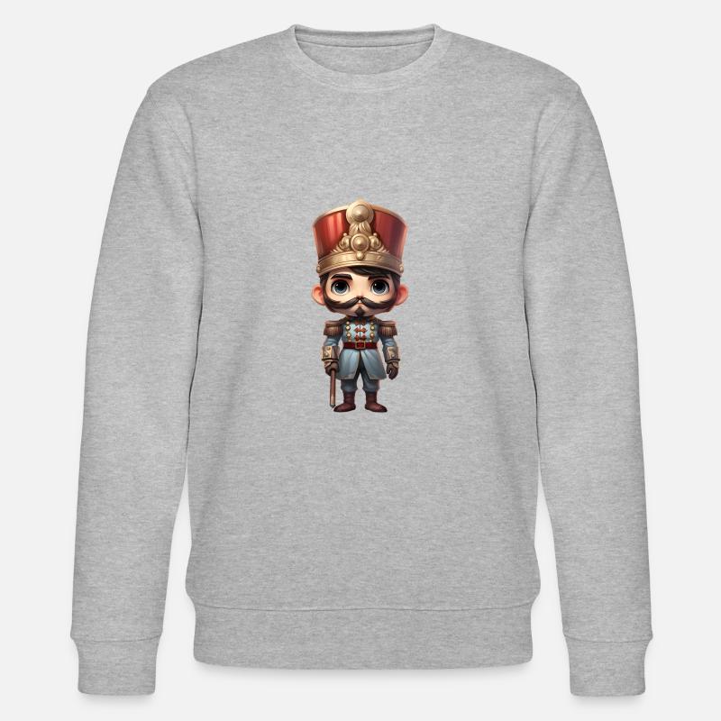 Nussknacker - Stanley/Stella Unisex Bio-Sweatshirt CHANGER  - Grau meliert