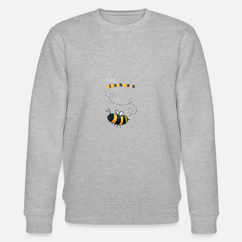 Plüschmors Plattdeutsch Geschenkidee - Stanley/Stella Unisex Bio-Sweatshirt CHANGER  - Grau meliert