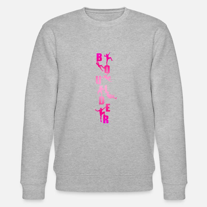 bouldern - Stanley/Stella Unisex Bio-Sweatshirt CHANGER  - Grau meliert