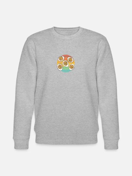 Stuffed Eggs Deviled Eggs - Stanley/Stella CHANGER Unisex Organic Sweatshirt - heather grey