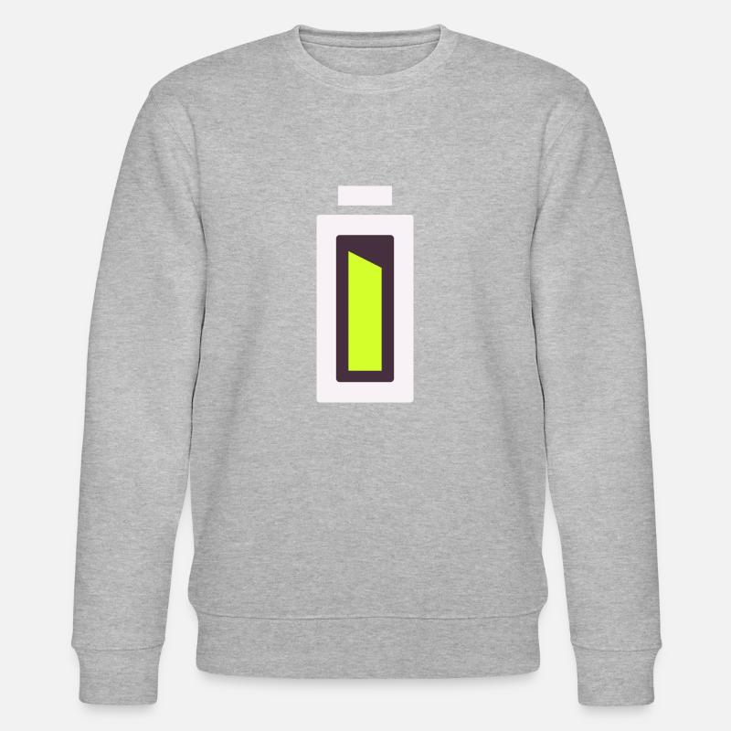 Battery - Ready ?! - Stanley/Stella CHANGER Unisex Organic Sweatshirt - heather grey