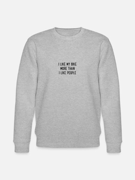 Bicycle - Stanley/Stella CHANGER Unisex Organic Sweatshirt - heather grey