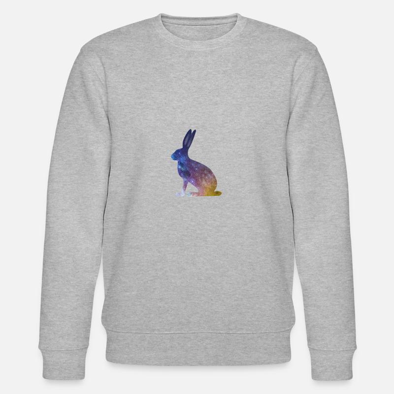 Bunny Starlight - Stanley/Stella Unisex Bio-Sweatshirt CHANGER  - Grau meliert