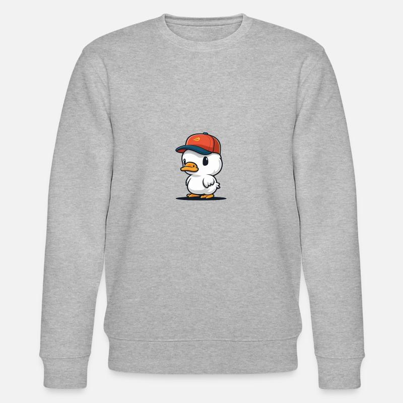 Canard mignon 2 - Sweat bio CHANGER Stanley/Stella Unisexe - gris chiné