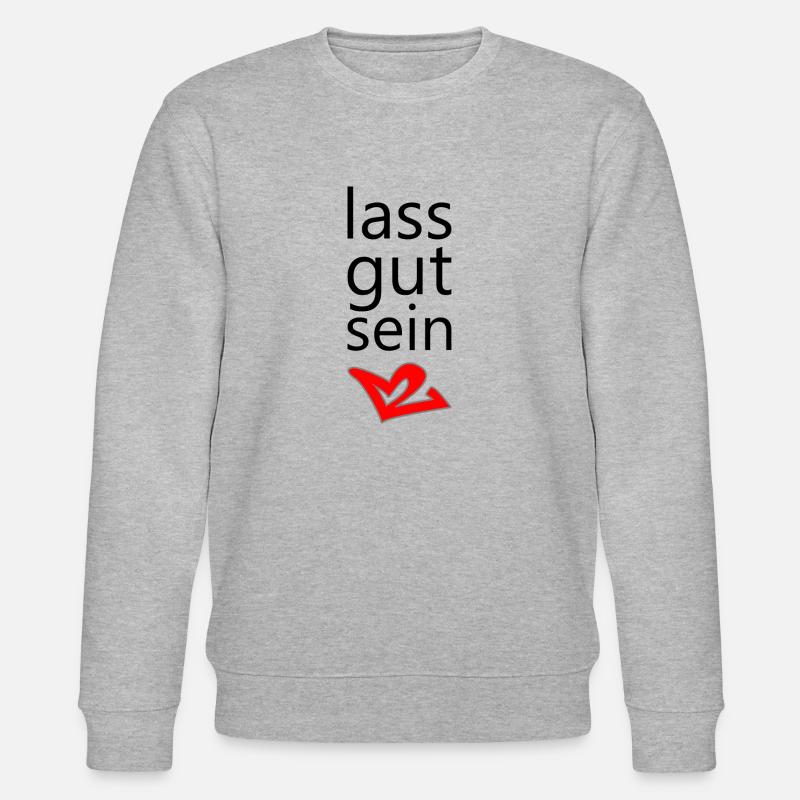 lass gut sein - Stanley/Stella Unisex Bio-Sweatshirt CHANGER  - Grau meliert