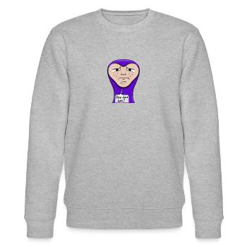PurpleGuy - Stanley/Stella Unisex Bio-Sweatshirt CHANGER  - Grau meliert - Vorne - Nik (191cm) & Marisol (170cm)