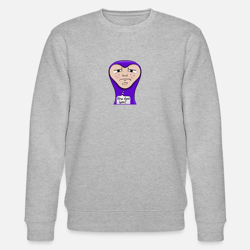 PurpleGuy - Stanley/Stella Unisex Bio-Sweatshirt CHANGER  - Grau meliert