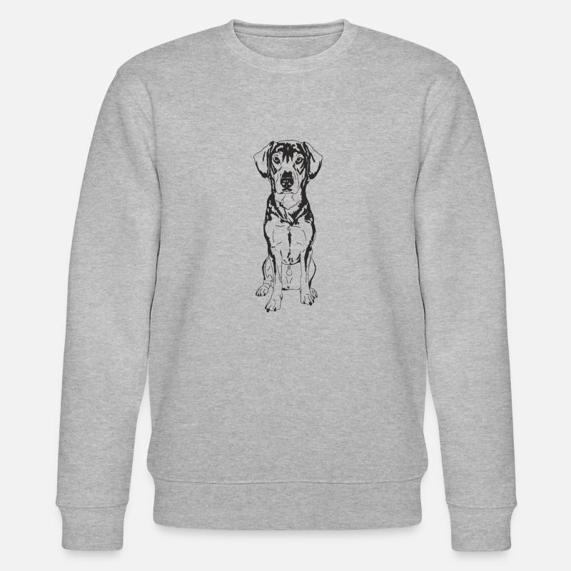 Schäferhund Mix - Stanley/Stella Unisex Bio-Sweatshirt CHANGER  - Grau meliert