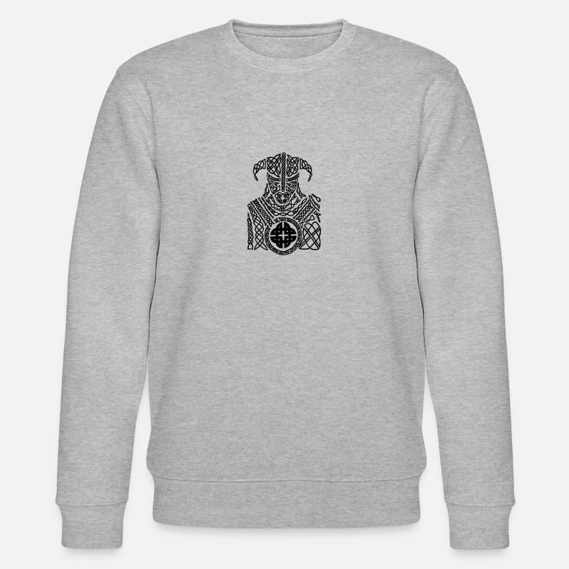 Wikinger - Stanley/Stella Unisex Bio-Sweatshirt CHANGER  - Grau meliert