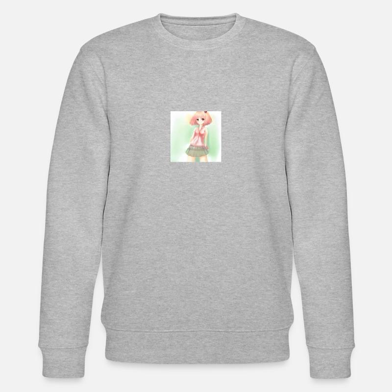 Anime - Stanley/Stella Unisex Bio-Sweatshirt CHANGER  - Grau meliert