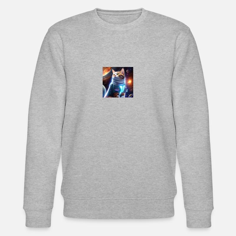 Chat - Sweat bio CHANGER Stanley/Stella Unisexe - gris chiné