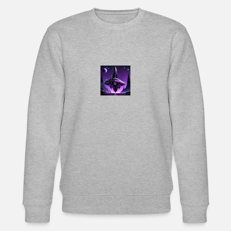 UFO - Stanley/Stella Unisex Bio-Sweatshirt CHANGER  - Grau meliert