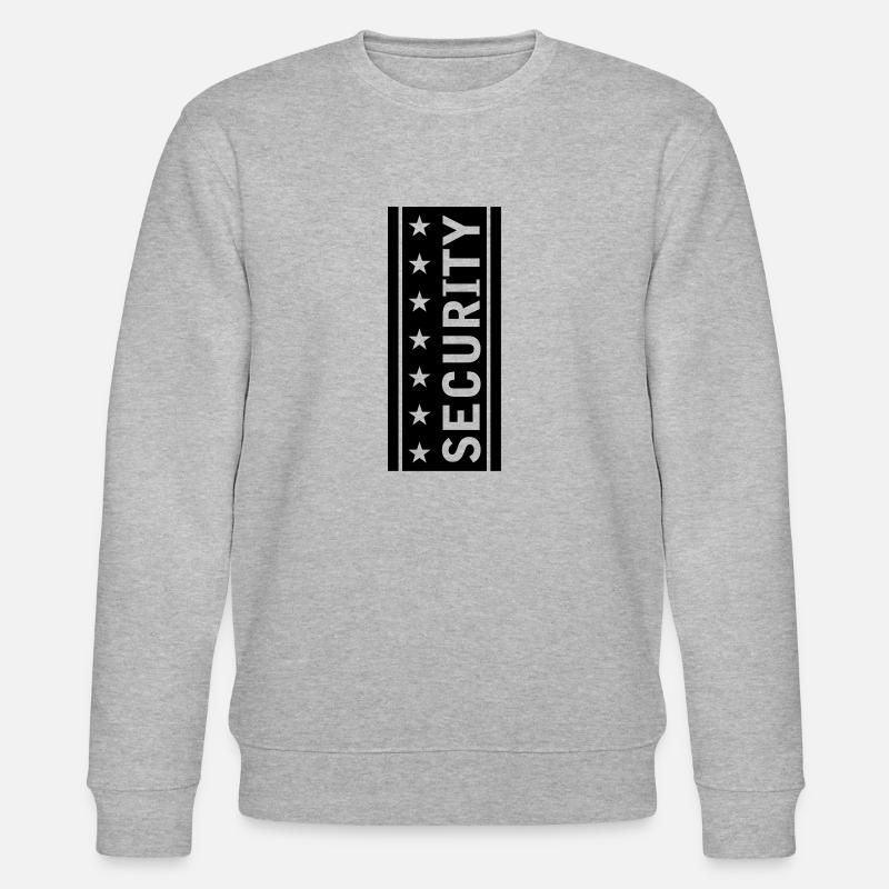 Stars Security Logo - Stanley/Stella Unisex Bio-Sweatshirt CHANGER  - Grau meliert