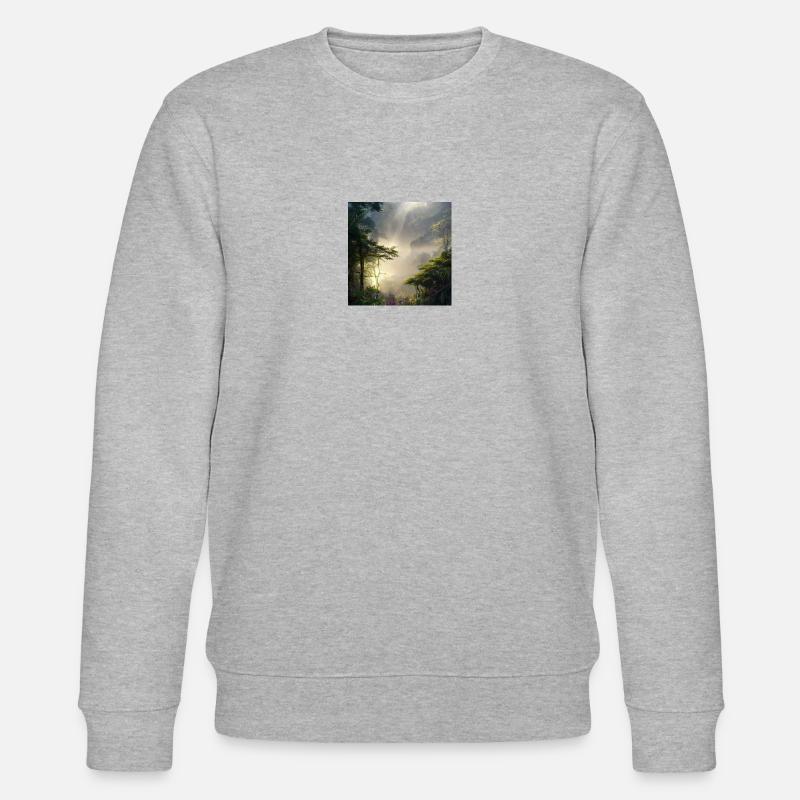 schöne landschaft - Stanley/Stella Unisex Bio-Sweatshirt CHANGER - Grau meliert