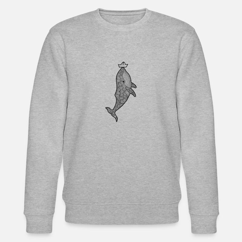 Wal Schiff - Stanley/Stella Unisex Bio-Sweatshirt CHANGER  - Grau meliert