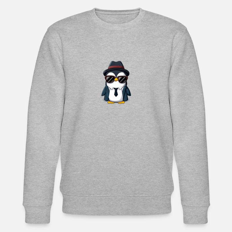 Pinguin - Stanley/Stella Unisex Bio-Sweatshirt CHANGER  - Grau meliert