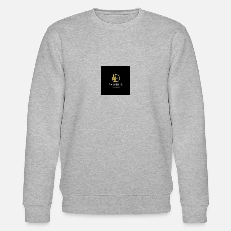 PHOENIX Premium Bird - Stanley/Stella Unisex Bio-Sweatshirt CHANGER  - Grau meliert