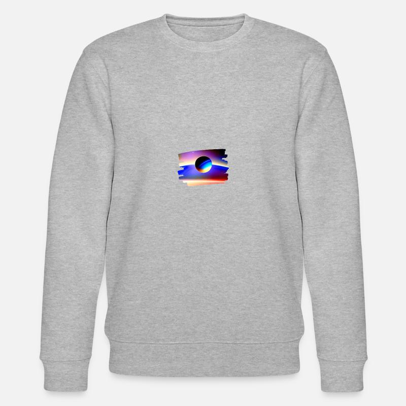 Ein blauer Planet - Stanley/Stella Unisex Bio-Sweatshirt CHANGER  - Grau meliert