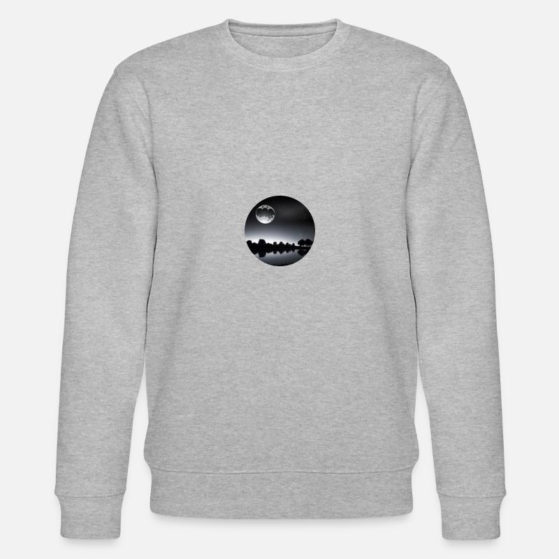 Mond - Stanley/Stella Unisex Bio-Sweatshirt CHANGER  - Grau meliert