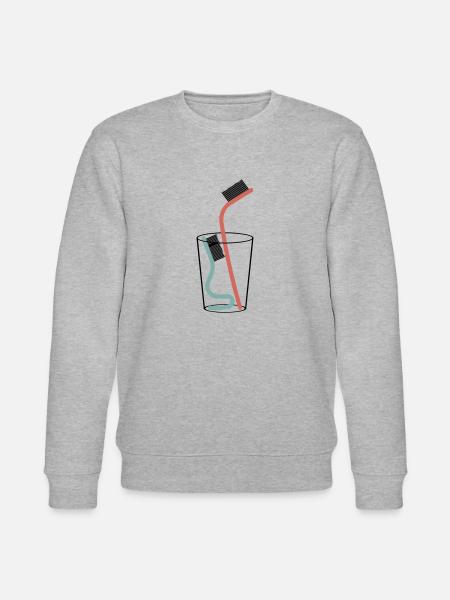 Toothbrushes - Stanley/Stella CHANGER Unisex Organic Sweatshirt - heather grey