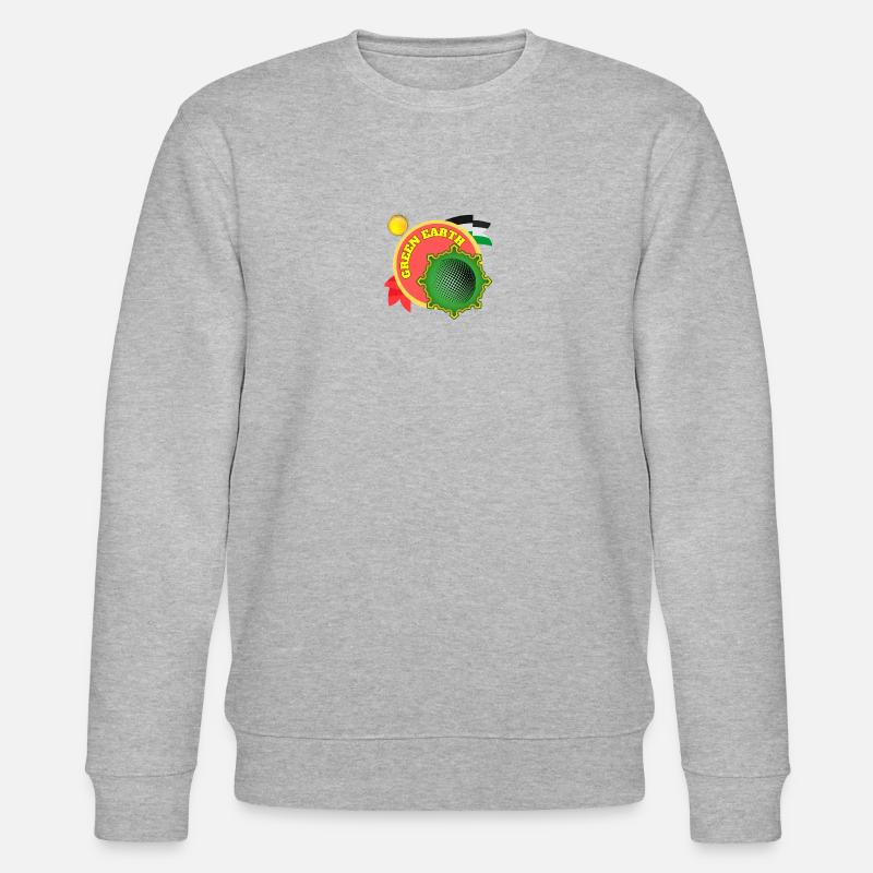 Grüne Erde - Stanley/Stella Unisex Bio-Sweatshirt CHANGER  - Grau meliert